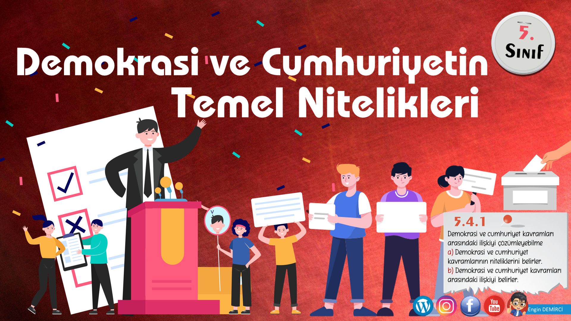 5.SINIF 4. ÖĞRENME ALANI: YAŞAYAN DEMOKRASİMİZ